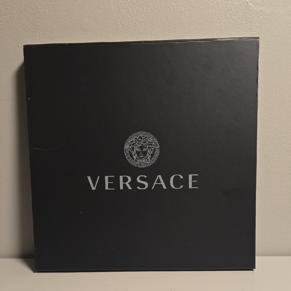 Versace Black Gift Box with Silver Logo
